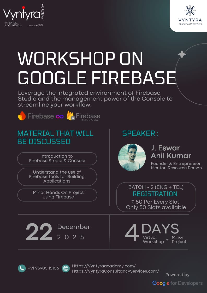 Vyntyra Academy Batch 2 Poster